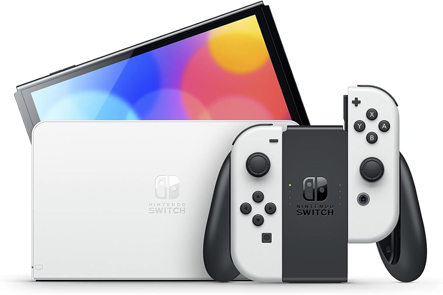 CONSOLA NINTENDO SWITCH (VERSIÓN OLED) MANDOS COLOR BLANCO VERSIÓN ESPAÑOLA
