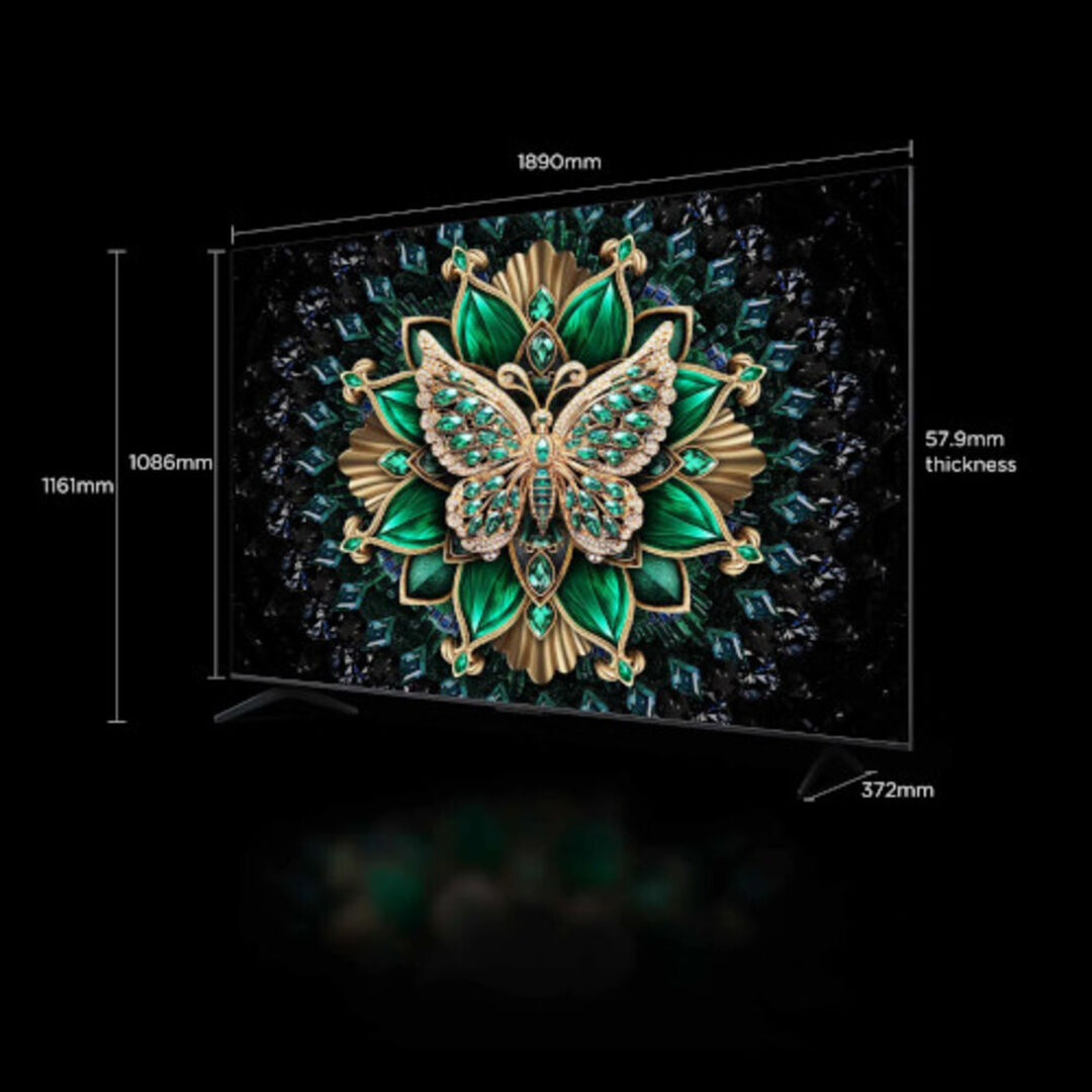 Televisor MINILED 85" 4K TCL 85C6K Google TV Clase D