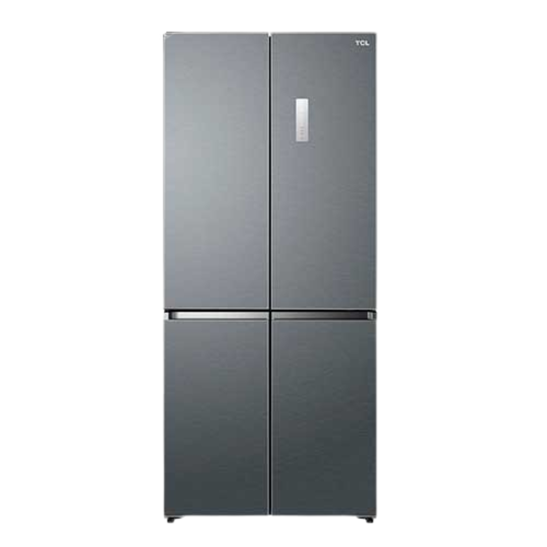 Frigor&iacute;fico Side By Side 190X83.3 4 Puertas Total No Frost TCL RC456CXE0 Free Built-in Inox Clase E