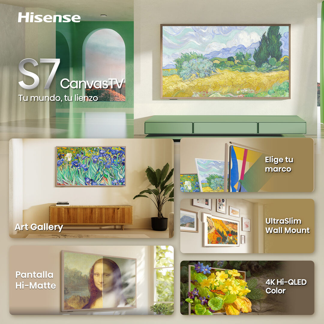 Smart TV Canvas TV QLED 65" 4K UHD - 65S7S