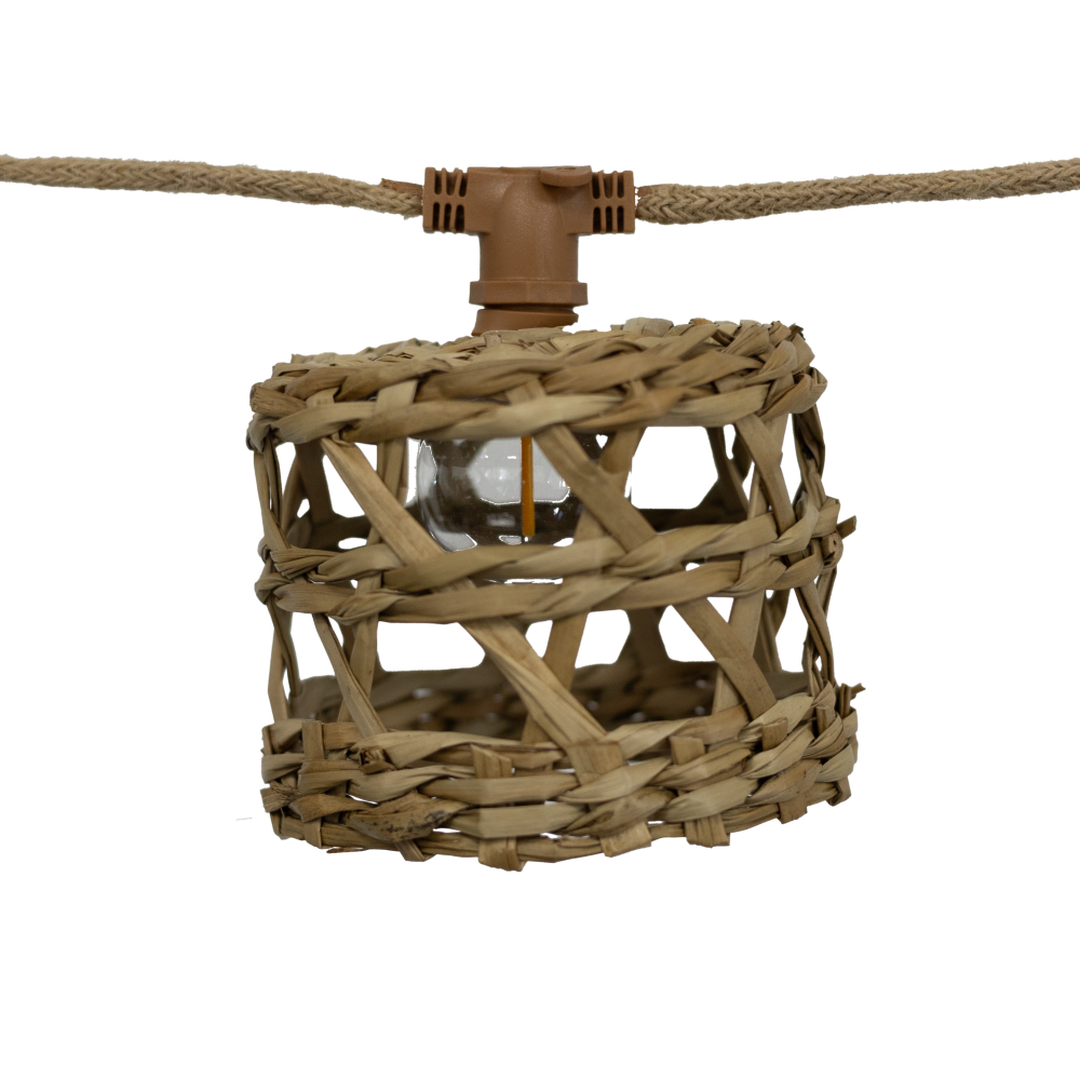 Guirnalda Alba Solar & Bater&iacute;a Luz c&aacute;lida