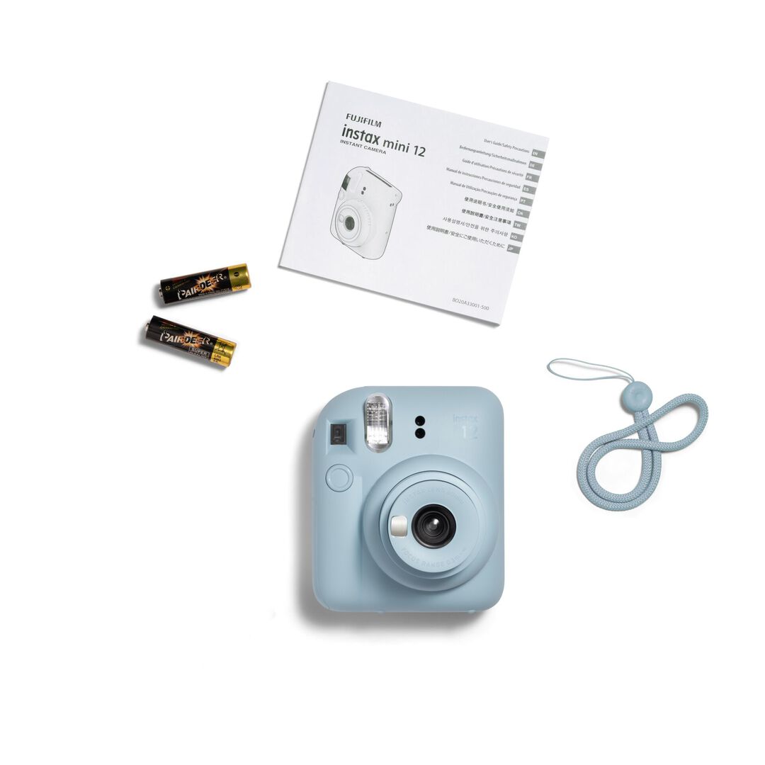 C&aacute;mara instant&aacute;nea instax mini 12 Blue + 60 fotos