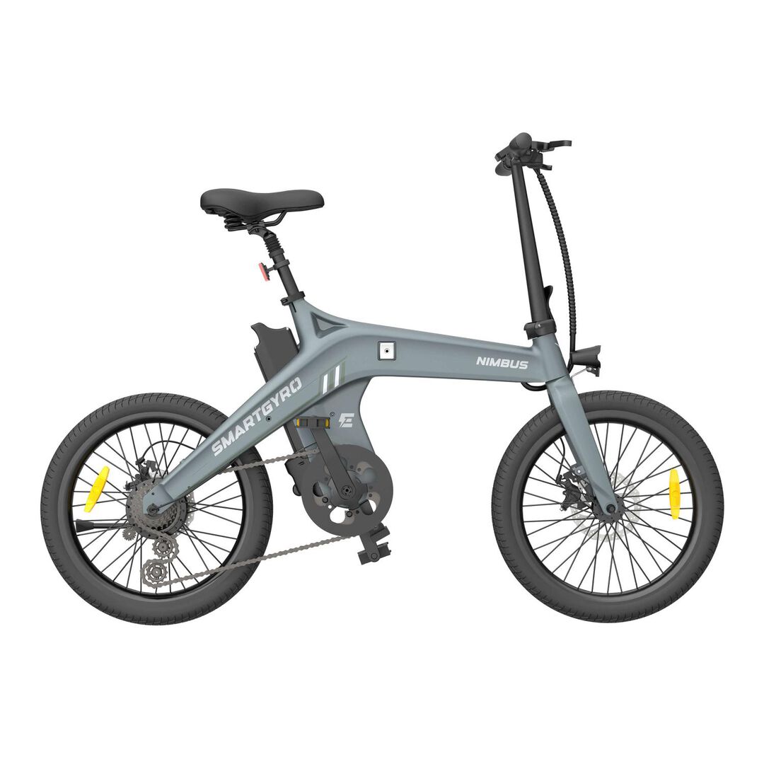 Bicicleta eléctrica de paseo con asistente al pedaleo, motor de 250W 36V, batería de 10Ah y 7 velocidades smartGyro Nimbus