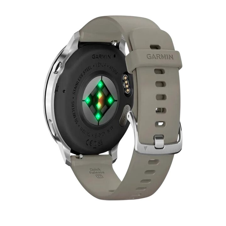 Diseñado específicamente con funciones avanzadas de salud y forma física, el smartwatch con GPS Venu 4 es tu apoyo en la muñeca para ayudarte a comprender mejor tu cuerpo y tomar decisiones más saludables