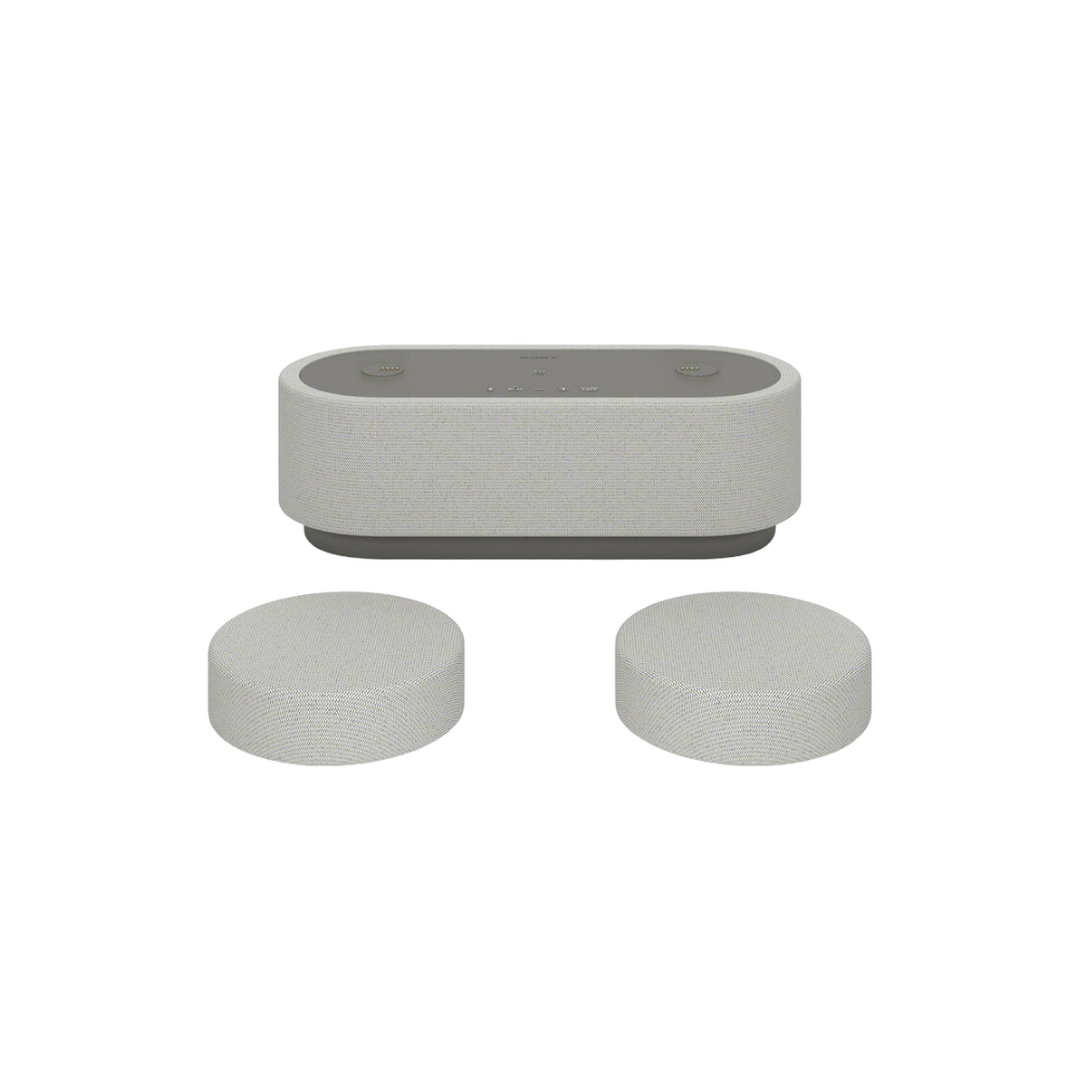 <p>Déjate envolver por el sonido cinematográfico en cualquier lugar con el sistema Sony HT-AX7. Gracias a la tecnología 360 Spatial Sound Mapping, el sonido estéreo se transforma en una experiencia inmersiva, perfecta para películas, series y música.</p>
<p>Spatial Sound envolvente</p>