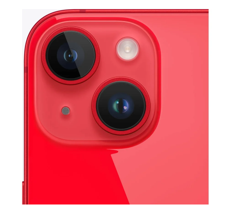 iPhone 14 reacondicionado Premium A+ de 256 GB, acabado rojo.