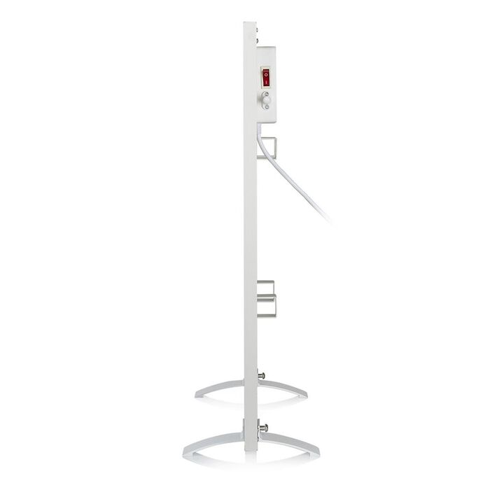 Elegante calefactor de panel de infrarrojos de 540 W con montaje en pared para una calefacción rápida, eficaz y sostenible. Incluye función de temporizador y programación. Controle el calefactor Smart por voz o a través de la aplicación Princess.