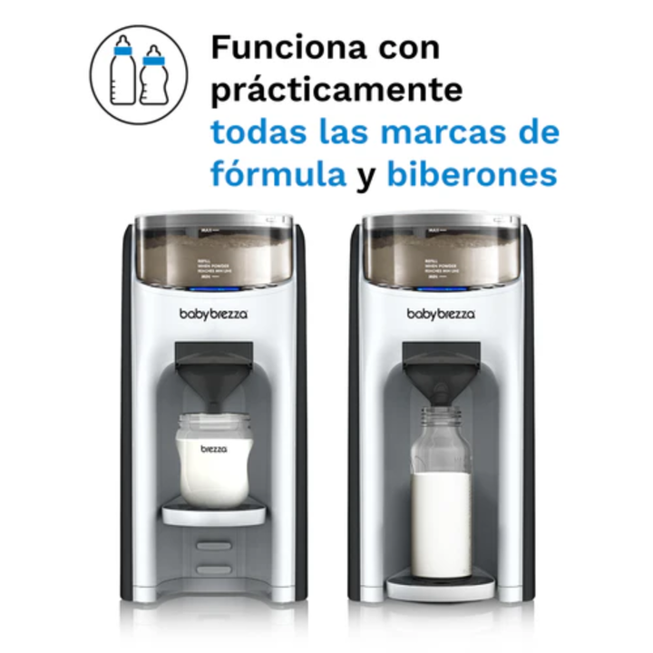 Prepara biberones perfectos en segundos con solo pulsar un bot&oacute;n. El Formula Pro Advanced mezcla autom&aacute;ticamente la f&oacute;rmula sin grumos y permite seleccionar 3 temperaturas y cantidades de 60 a 300 ml. Compatible con el 99% de las f&oacute;rmulas y con pr&aacute;cticamente todos los biberones. F&aacute;cil de programar, con panel digital, dep&oacute;sito de f&oacute;rmula herm&eacute;tico y dep&oacute;sito de agua de gran capacidad. Libre de BPA.