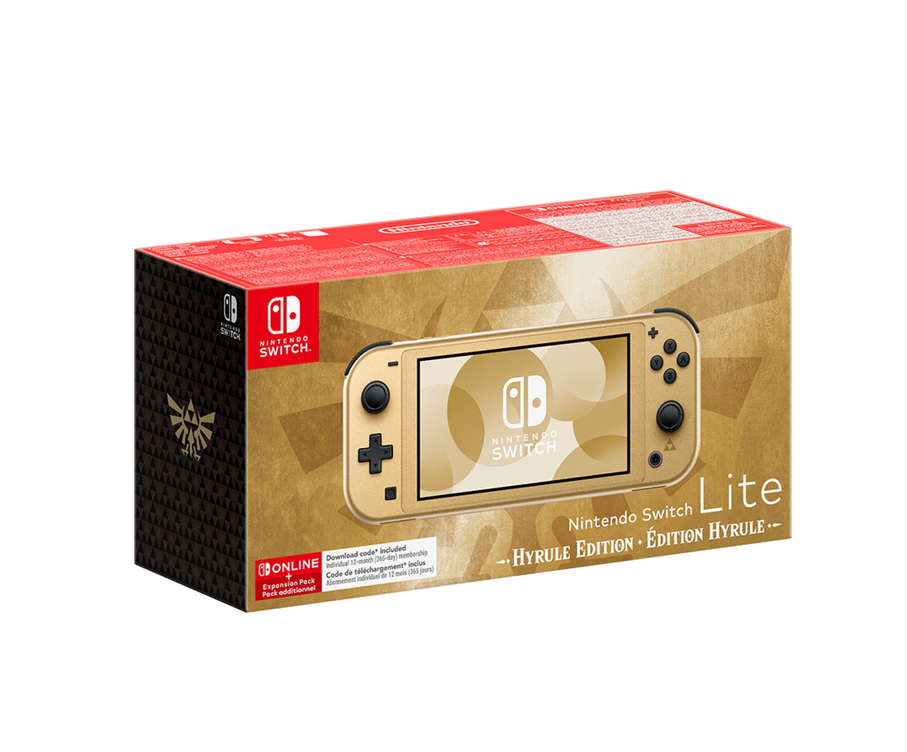 CONSOLA NINTENDO SWITCH LITE CONSOLA DORADA EDICI&Oacute;N ESPECIAL HYRULE VERSI&Oacute;N ESPA&Ntilde;OLA