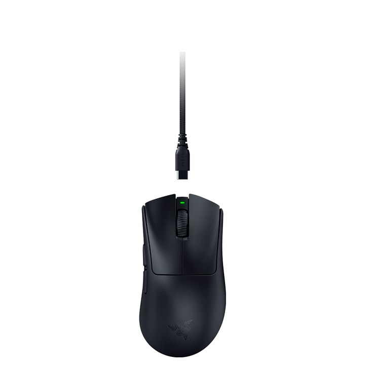 Razer DeathAdder V3 Pro - Rat&oacute;n Ligero Inal&aacute;mbrico Ergon&oacute;mico para Deportes Electr&oacute;nicos (63 Gramos, Sensor &Oacute;ptico Focus Pro 30K, Interruptores de Rat&oacute;n Gen-3, Hyperspeed Wireless) Negro