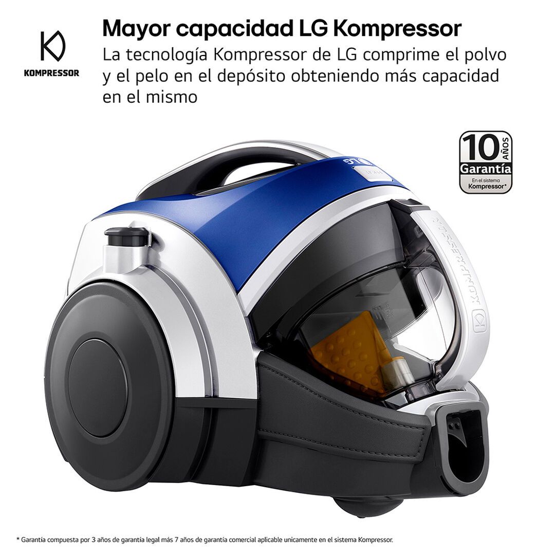 Aspirador sin bolsa 650W sistema de compresi&oacute;n