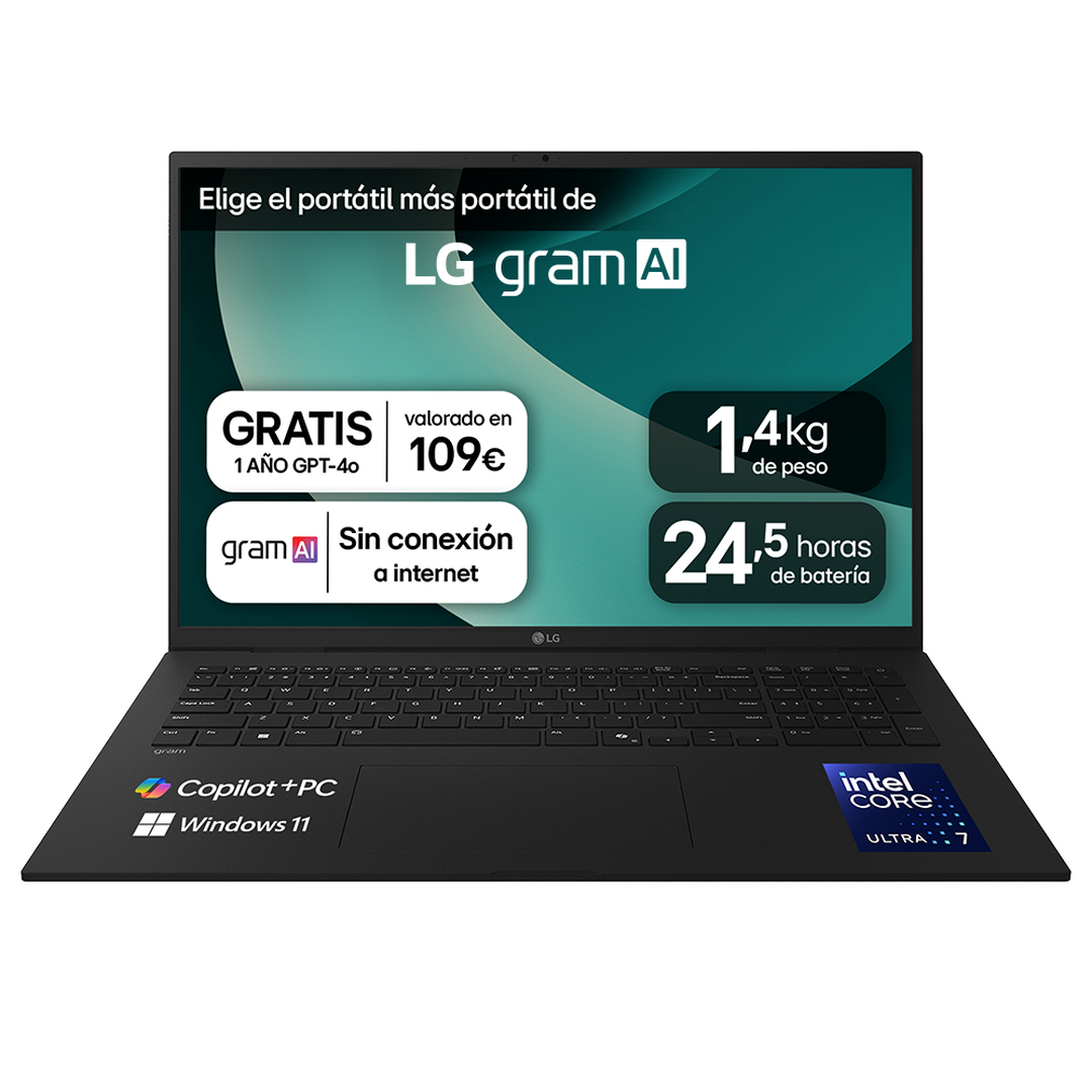 Port&aacute;til 17" Windows 11 Intel Core Lunar Lake