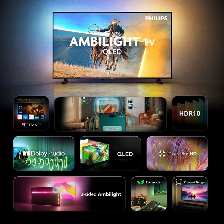 32" FHD QLED Ambilight Smart TV