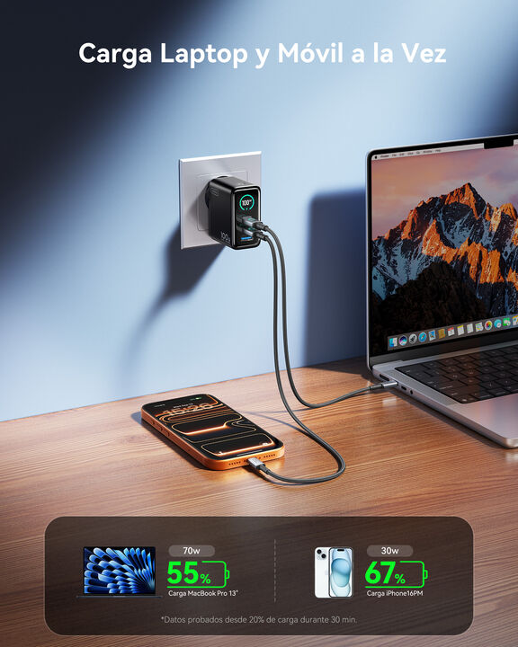 Cargador Inteligente Leopard Display 100W - EU