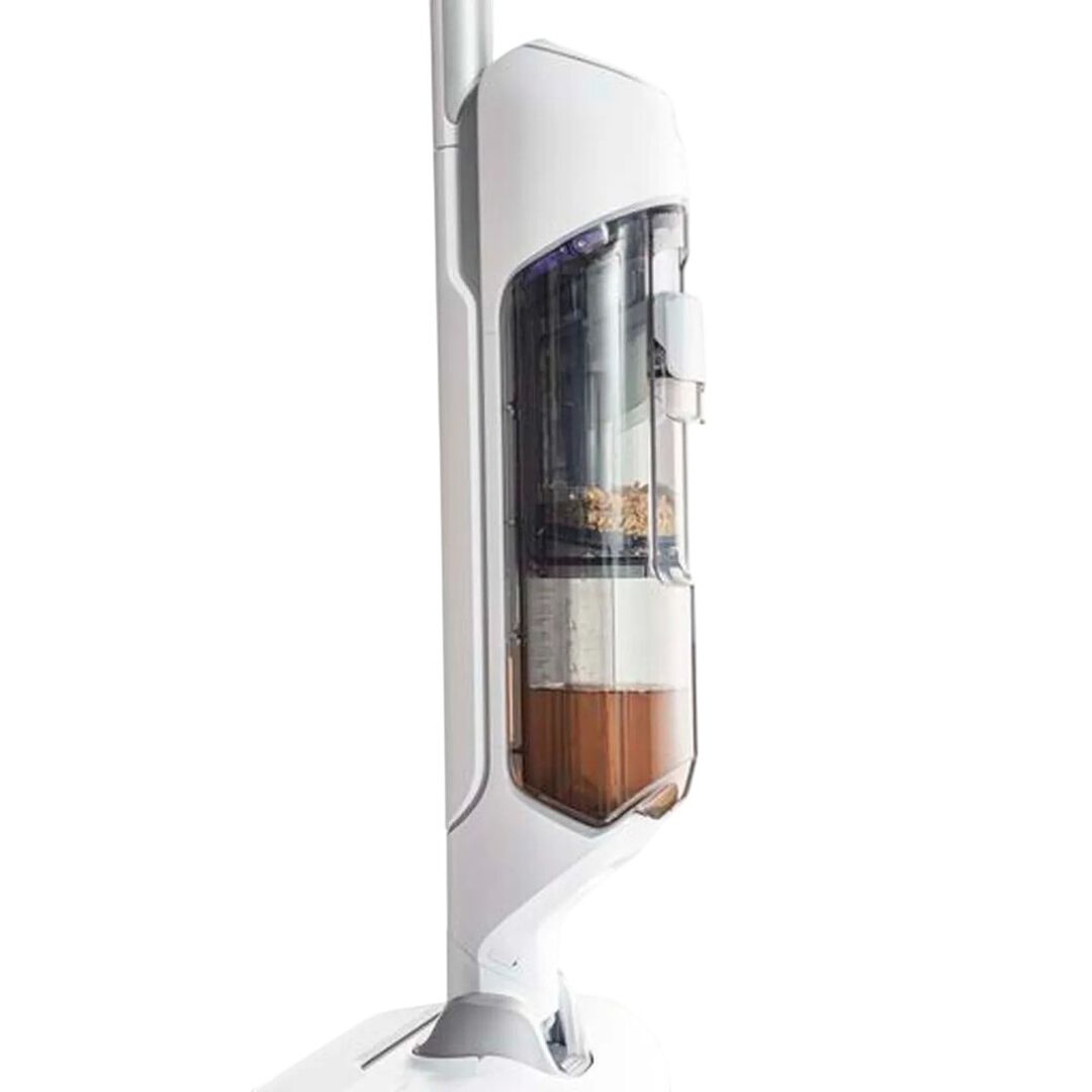 La fregona eléctrica sin cable con tecnología Wet & Dry para una limpieza óptima y en profundidad en un abrir y cerrar de ojos La fregona eléctrica sin cable con tecnología Wet & Dry para una limpieza óptima y en profundidad en un abrir y cerrar de ojos