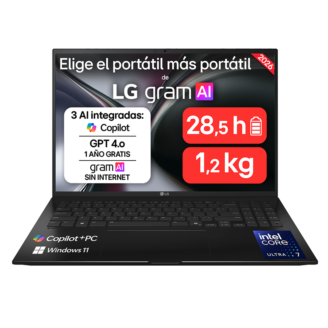 Port&aacute;til 16 pulgada Intel Core U7 16Z90TL-G.AU85BN