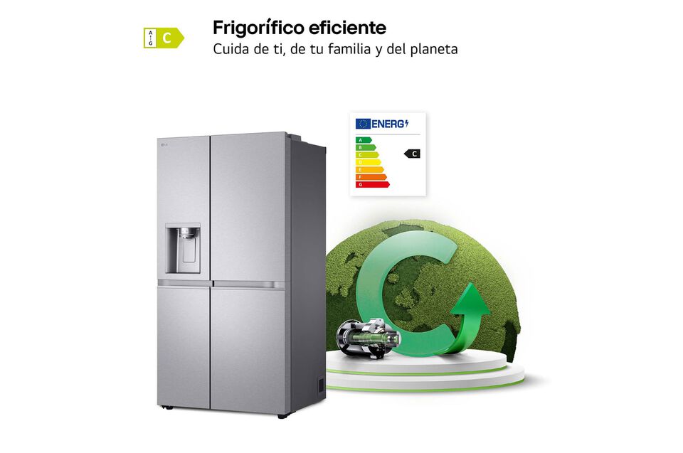 Frigor&iacute;fico Side by Side 628 L con DoorCooling+, Fresh Converter y tecnolog&iacute;a Wi-Fi.