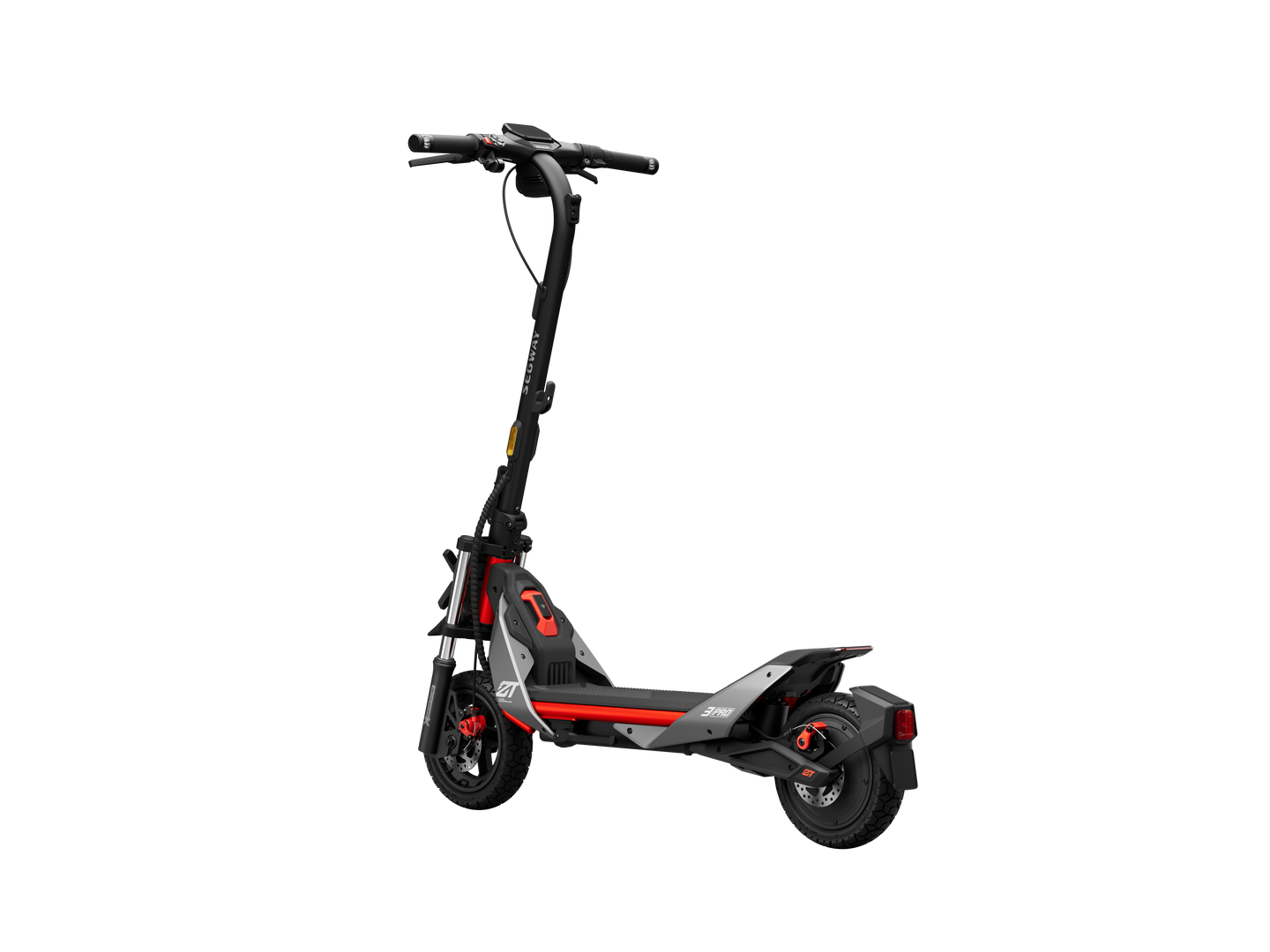 Patinete Ninebot ZT3 Pro E, Gris/Rojo Off road 11"