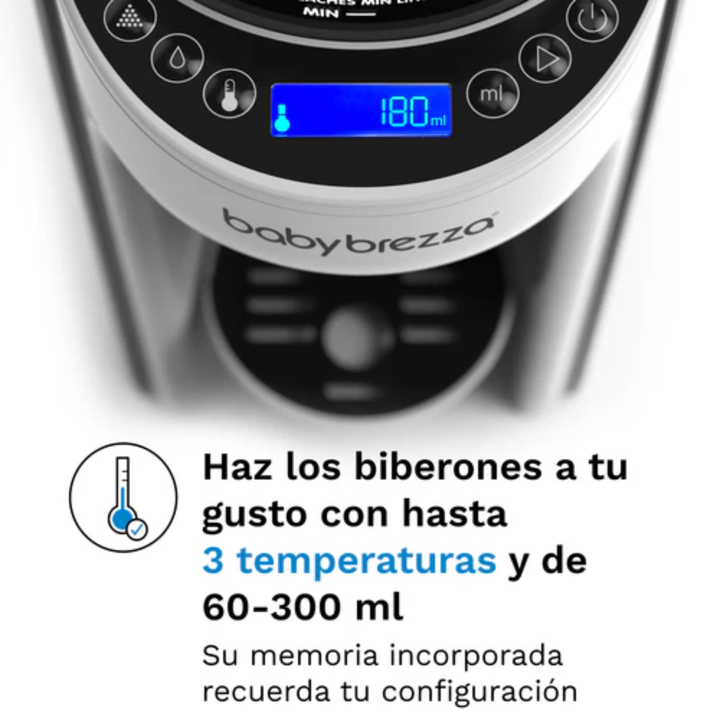 Prepara biberones perfectos en segundos con solo pulsar un bot&oacute;n. El Formula Pro Advanced mezcla autom&aacute;ticamente la f&oacute;rmula sin grumos y permite seleccionar 3 temperaturas y cantidades de 60 a 300 ml. Compatible con el 99% de las f&oacute;rmulas y con pr&aacute;cticamente todos los biberones. F&aacute;cil de programar, con panel digital, dep&oacute;sito de f&oacute;rmula herm&eacute;tico y dep&oacute;sito de agua de gran capacidad. Libre de BPA.