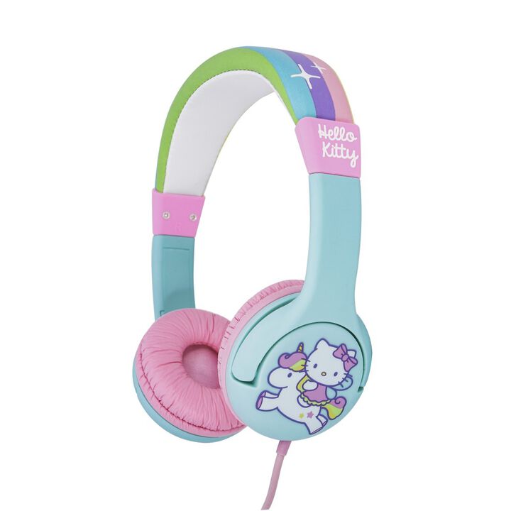AURICULARES INFANTILES HELLO KITTY UNICORN CON VOLUMEN LIMITADO NI&Ntilde;OS 3 A 7 A&Ntilde;OS