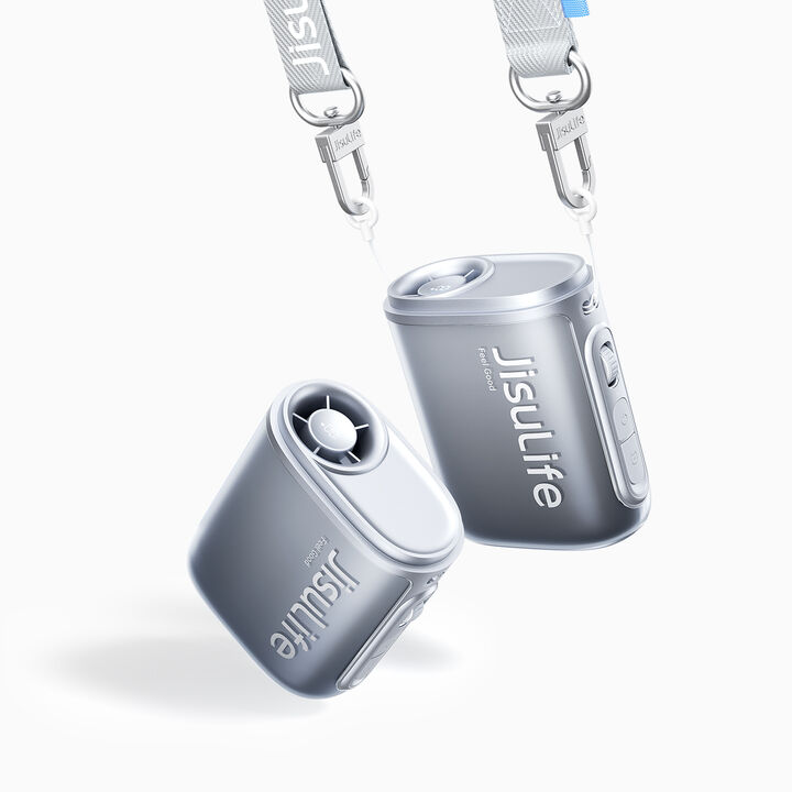 Transforma tu forma de mantenerte fresco con el Ventilador de Cuello JISULIFE Life5 (4500mAh). Este innovador dispositivo sin aspas te ofrece una soluci&oacute;n de enfriamiento personalizada, elegante y totalmente manos libres para cualquier situaci&oacute;n. Ya sea que est&eacute;s en la oficina, en el gimnasio o explorando al aire libre, el Life5 es tu aliado perfecto contra el calor.Transforma tu forma de mantenerte fresco con el Ventilador de Cuello JISULIFE Life5 (4500mAh). Este innovador dispositivo sin aspas te ofrece una soluci&oacute;n de enfriamiento personalizada, elegante y totalmente manos libres para cualquier situaci&oacute;n. Ya sea que est&eacute;s en la oficina, en el gimnasio o explorando al aire libre, el Life5 es tu aliado perfecto contra el calor.