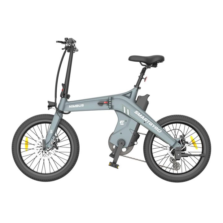 Bicicleta eléctrica de paseo con asistente al pedaleo, motor de 250W 36V, batería de 10Ah y 7 velocidades smartGyro Nimbus