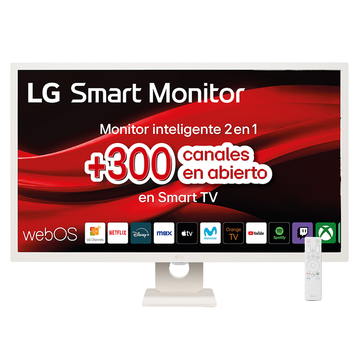 Monitor LG Smart 32'' Full HD IPS Todo en Uno para Transmisi&oacute;n con webOS y Altavoces inte