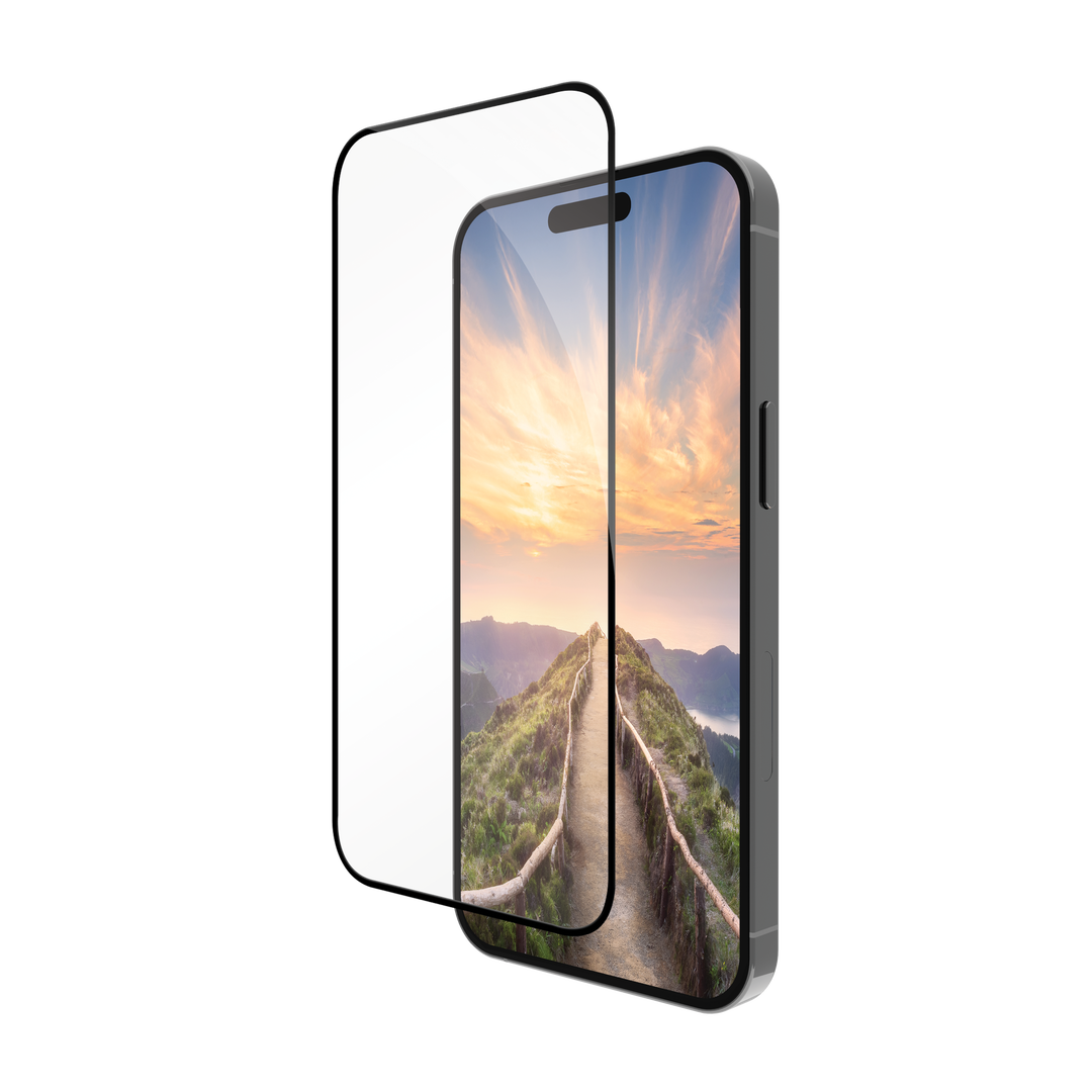 Protector  iPhone 16/15 bordes negros Ecoshield