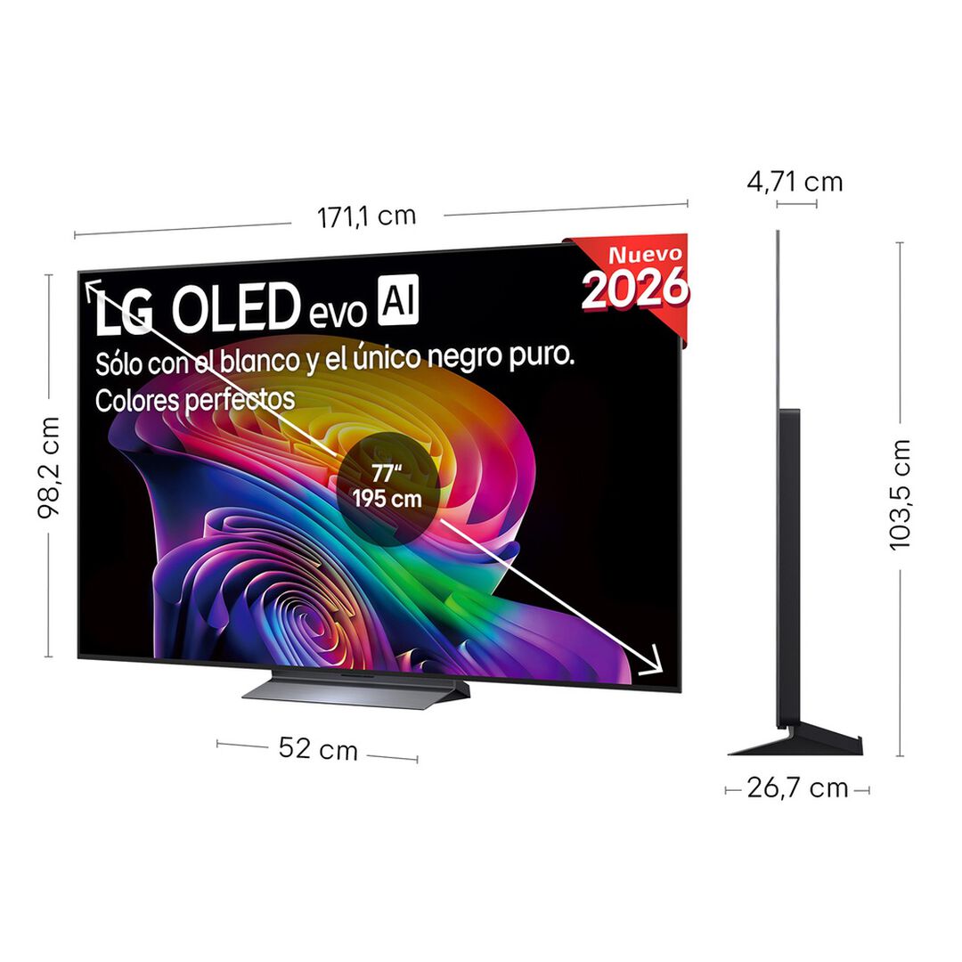 Smart TV OLED evo AI 83 pulgadas 4K OLED83C66