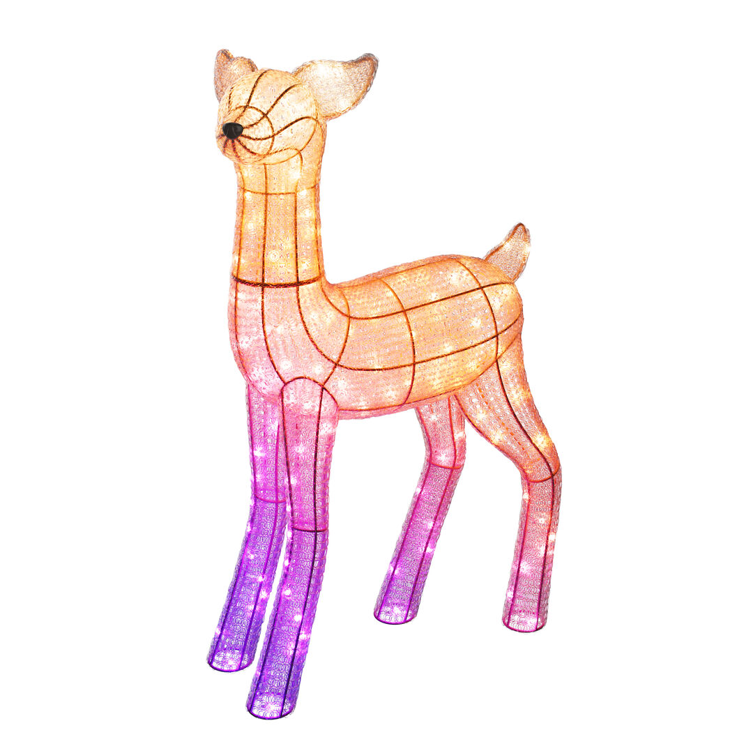 La elegante figura 3D completa una impresionante exhibici&oacute;n exterior y es un bello acento decorativo para tu hogar incluso durante el d&iacute;a. Certificada IP44 para uso exterior. Elige entre efectos y animaciones predefinidos o personaliza y dise&ntilde;a los tuyos usando una paleta de m&aacute;s de 16 millones de colores. 