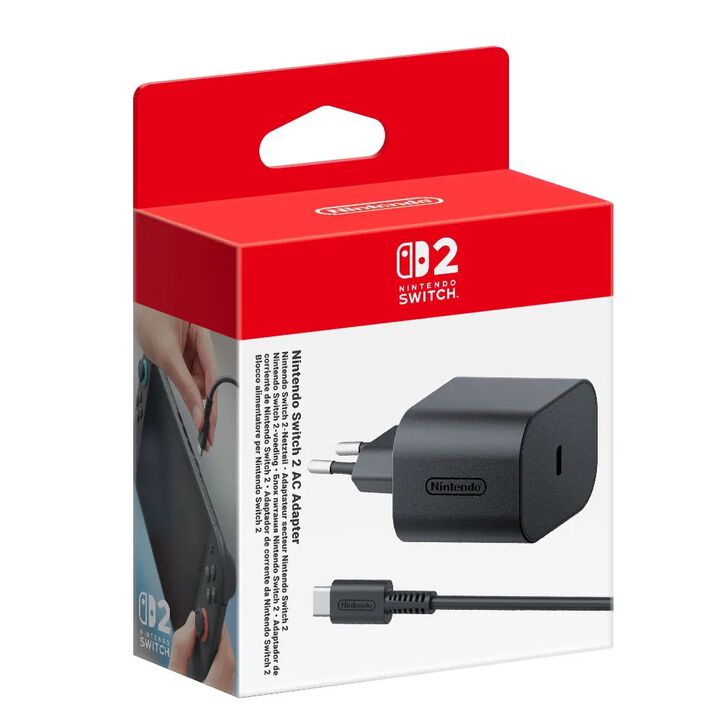 ADAPTADOR DE CORRIENTE PARA NINTENDO SWITCH 2, SWITCH Y SWITCH LITE VERSI&Oacute;N ESPA&Ntilde;OLA