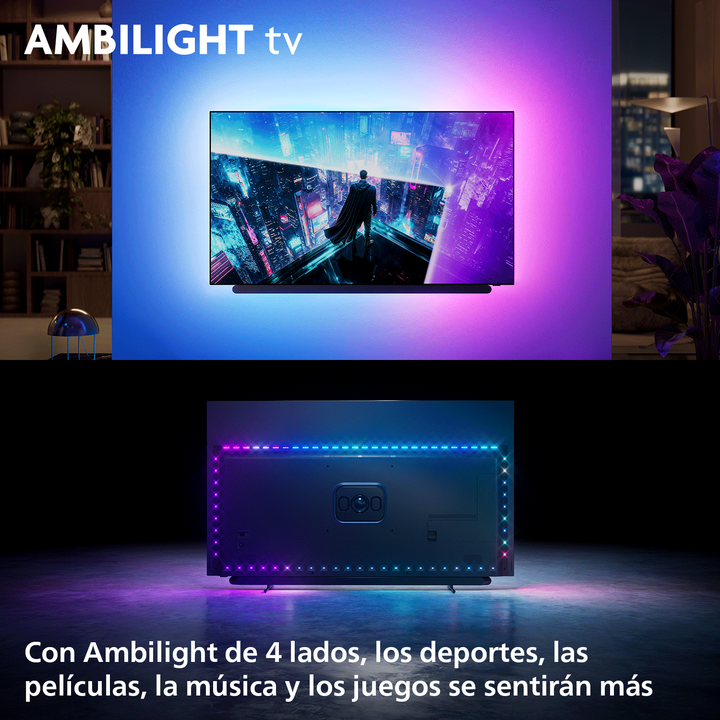 55" 4K OLED+ Ambilight Smart TV
