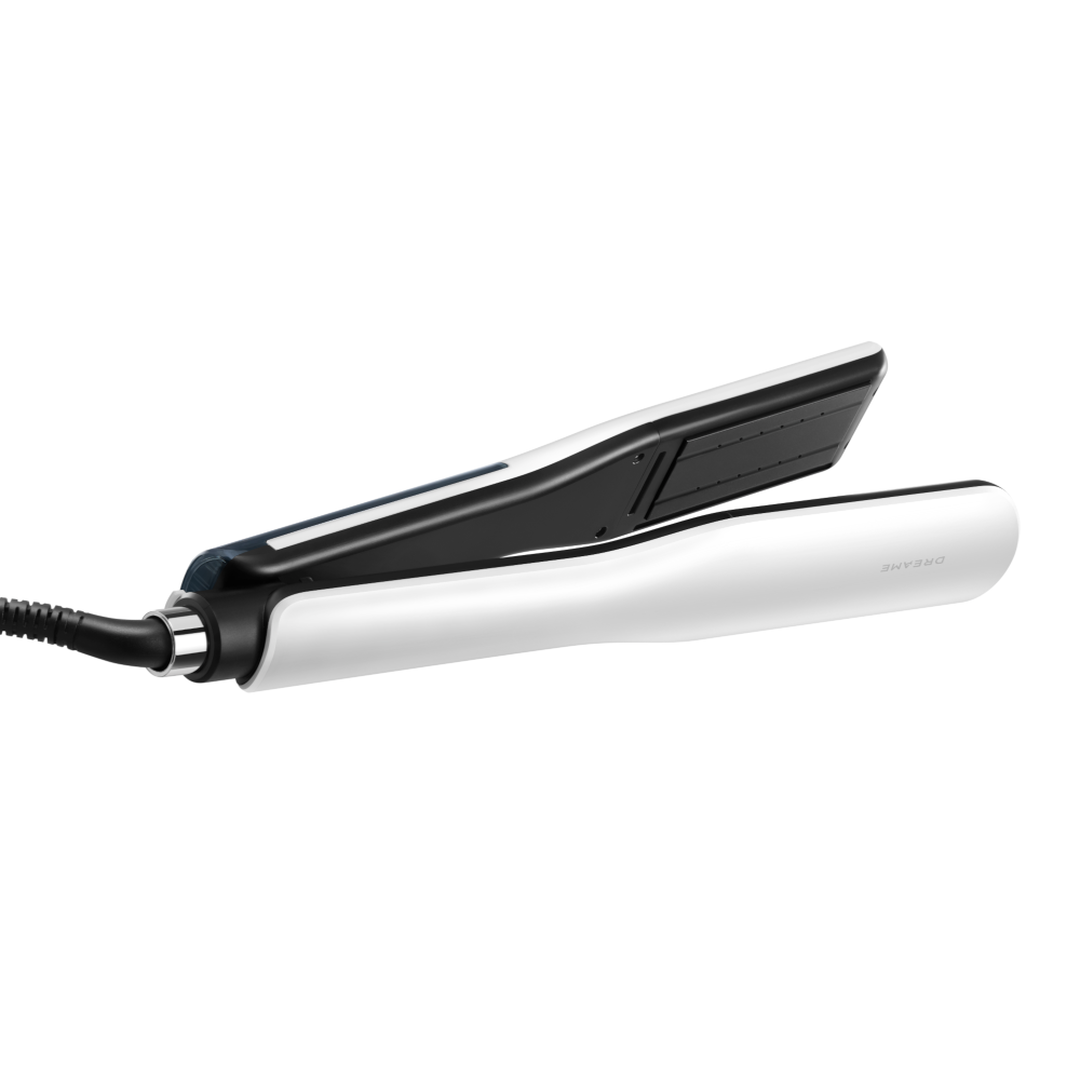Plancha Pelo Vapor Steam Straight White