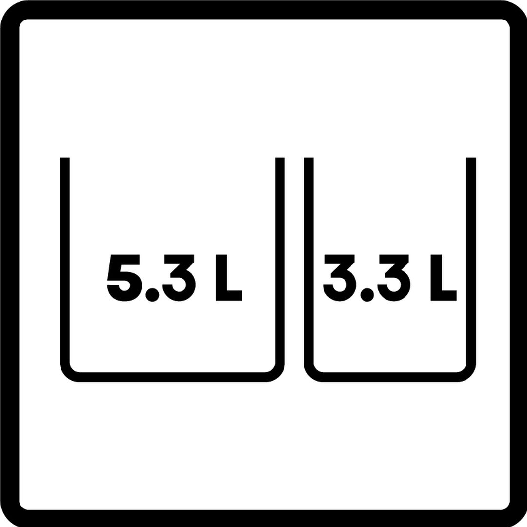 Freidora de Aire  doble compartimento   8.6 litros